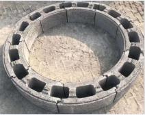 弧形砌井模塊磚 